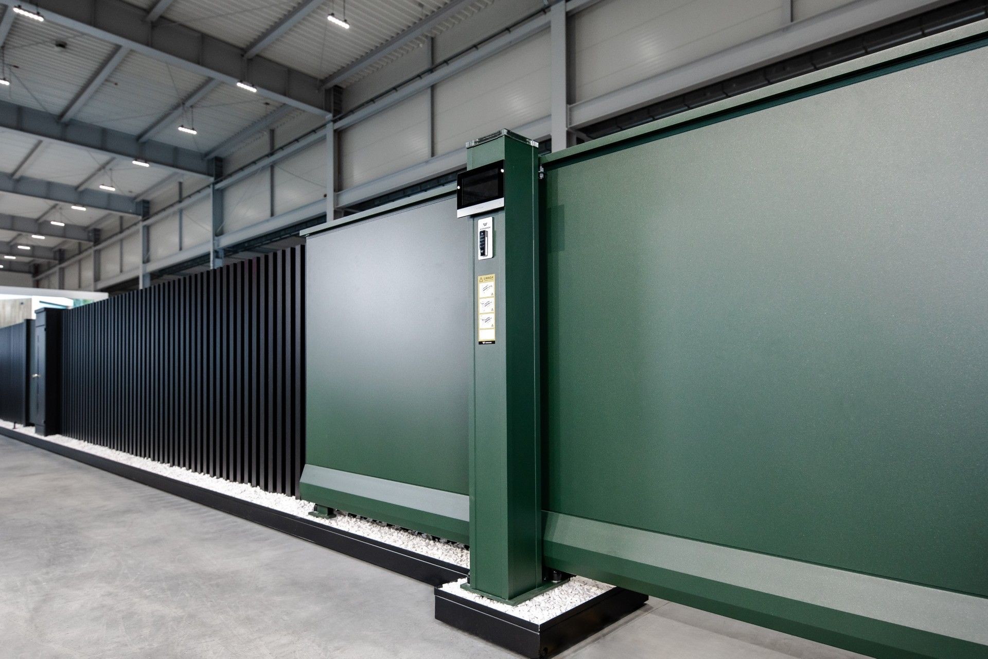 Concealed drive for sliding fence gates