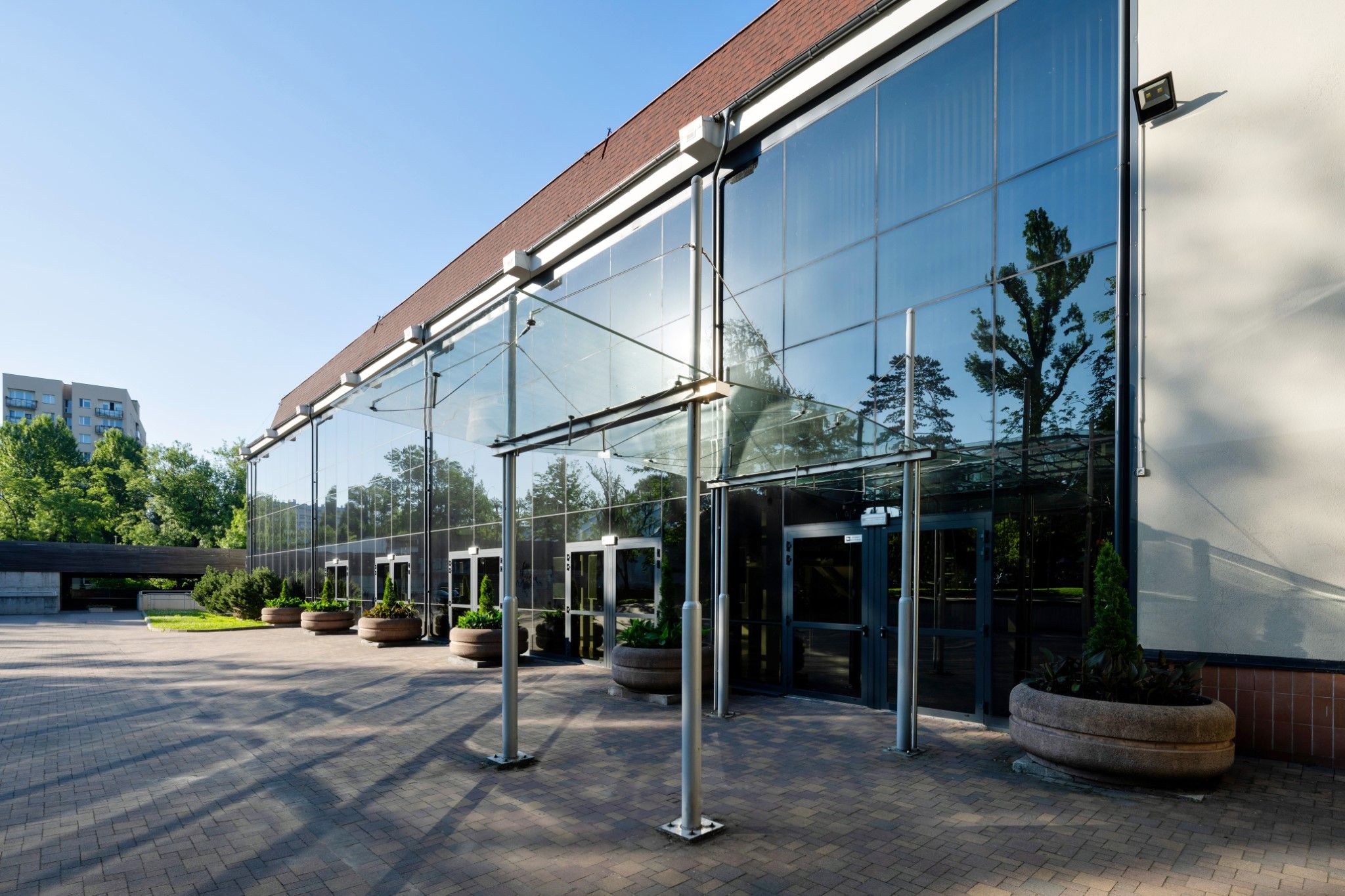 glass building