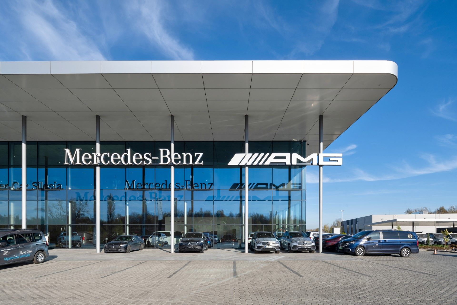 Mercedes-Benz car showroom
