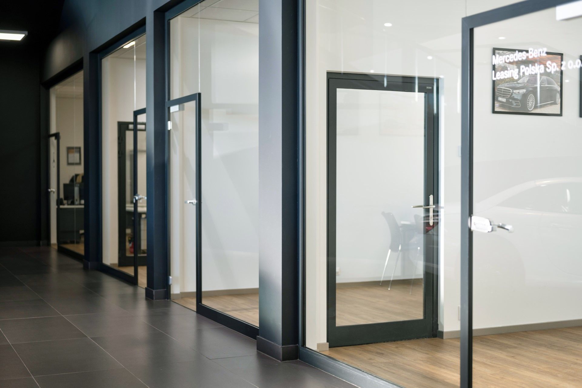 Car showroom interiors