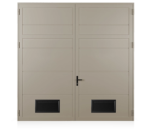 Version with ventilation grilles