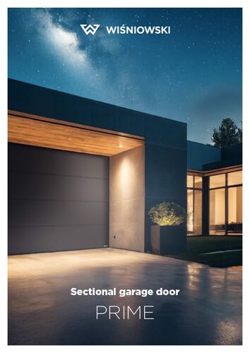 Sectional garage door PRIME