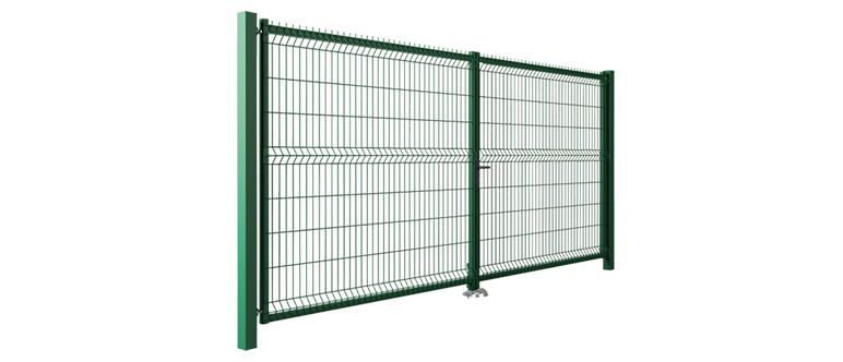 Double-leaf MODEST gate
