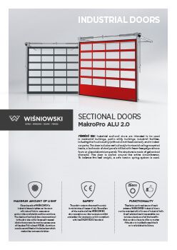 MakroPro ALU 2.0 sectional doors