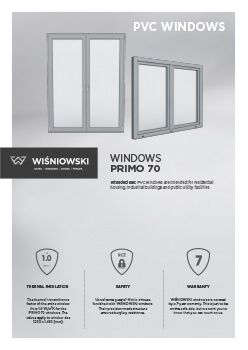 PVC PRIMO 70 windows