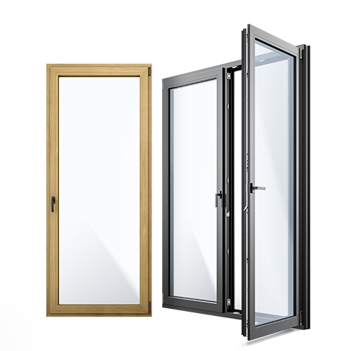 PVC and aluminium windows