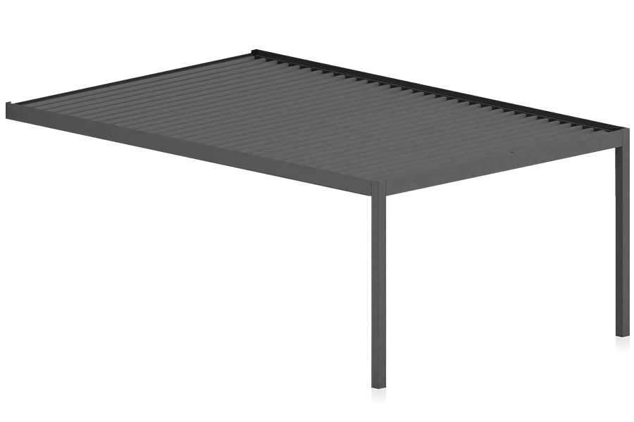 Wall-mounted pergola