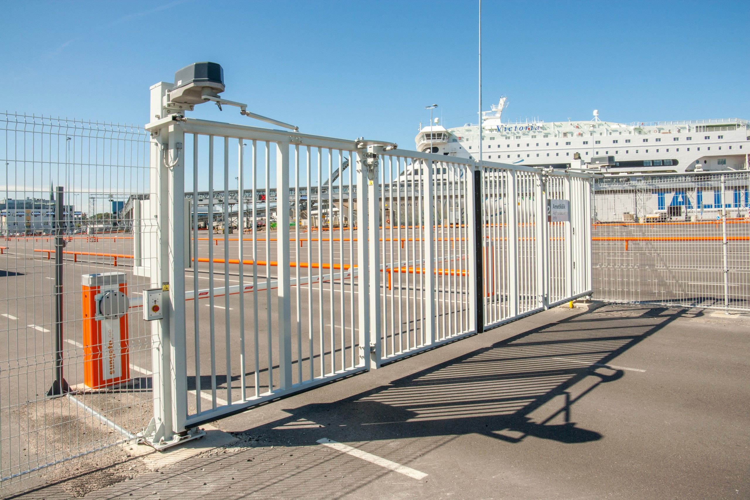 25 V-KING gates in Port of Tallinn, Estonia