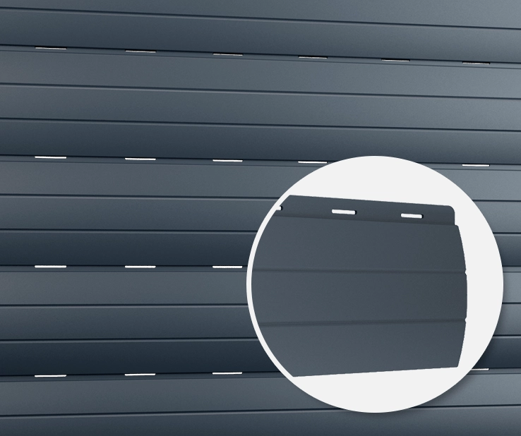 Perforated curtain